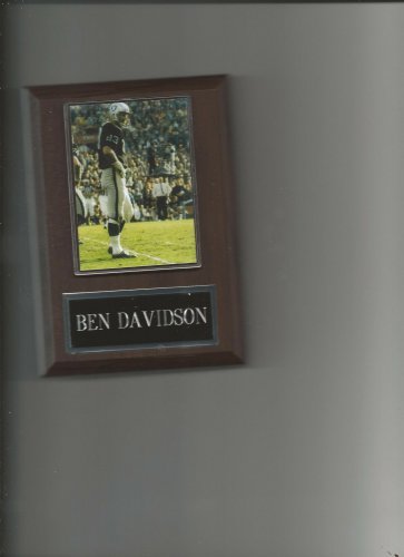 BEN DAVIDSON PLAQUE OAKLAND RAIDERS LA FOOTBALL NFL