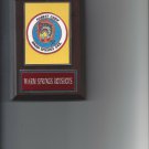 WARM SPRING HOTSHOTS PLAQUE OREGON FIREFIGHTING PHOTO PLAQUE FIREMEN FOREST CREW