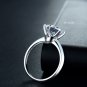 3 CT Carat VVS1 Round CUT Bridal Engagement RING Sterling Silver Size 5-10 Paris