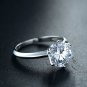 3 CT Carat VVS1 Round CUT Bridal Engagement RING Sterling Silver Size 5-10 Paris