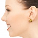 7.2 Carat 14K Solid Gold Provocative Citrine Earrings