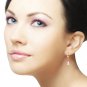4.5 Carat 14K Solid Rose Gold Leverback Earrings Briolette Pink Topaz