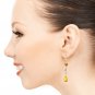 Womens 3.97 Carat 14K Solid Gold Romance Citrine Earrings Cute Fashion Jewelry