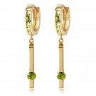 Womens 1.35 CTW 14K Solid Gold Worthwhile Peridot Earrings Cute Fashion Jewelry