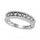 10k White Gold Womens Diamond Wedding Band Ring 7/8 Ct Fine Jewelry Size 5-11