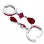 7.72 CTW 14K Solid White Gold My Muse Cubic Zirconia Earrings
