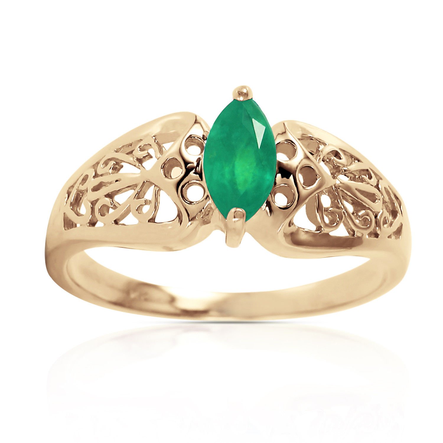 mint and lily name ring