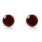 3.1 Carat 14K Solid Gold Dream Your Heart Garnet Earrings