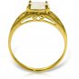 0.45 Carat 14K Solid Gold Filigree Ring Natural Opal Genuine Gemstone Womens