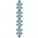 20.7 Carat 14K Solid Gold Bracelets Natural Blue Topaz