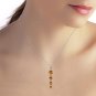 3.9 Carat 14K Solid White Gold Love Course Citrine Necklace Womens Gemstone