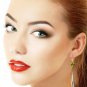 3.25 Carat 14K Solid Rose Gold Leverback Earrings Natural Peridot