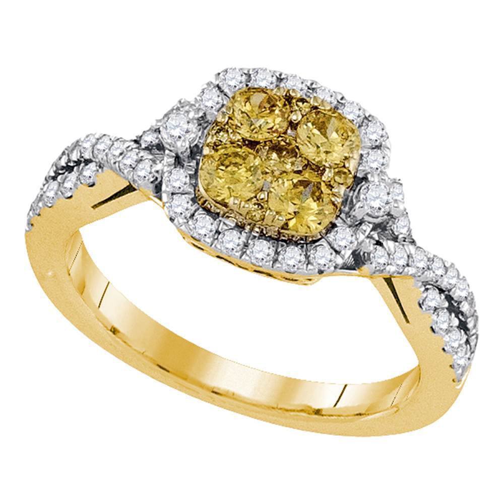 Canary Yellow Diamond Ring