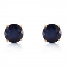 3.3 Carat 14K Solid Gold Once Upon A Love Sapphire Earrings
