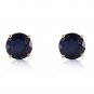 3.3 Carat 14K Solid Gold Once Upon A Love Sapphire Earrings