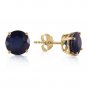 3.3 Carat 14K Solid Gold Once Upon A Love Sapphire Earrings