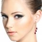 14K Solid Rose Gold Women's Unique Chandelier Earrings with Diamonds & Amethysts