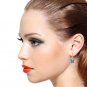 1.24 CTW 14K Solid Rose Gold Butterfly Earrings Blue Topaz