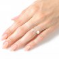 14K Solid Gold Ring with Natural Diamonds & pearl Gemstone Womens Size 5-11