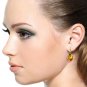 23.65 Carat 14K Solid Gold Strong Character Citrine Earrings Love Anniversary