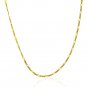 14k Yellow Gold Solid Figaro Chain 1.9mm