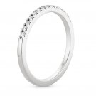 0.15 CT Diamond Stackable Wedding BAND RING 14k White & Yellow Gold Size 5-11