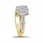 Womens Elegant Diamond RING 0.69 CT Wedding Engagement Jewelry 10k Yellow Gold