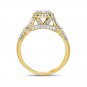 Womens Elegant Diamond RING 0.69 CT Wedding Engagement Jewelry 10k Yellow Gold