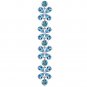 20.7 CTW 14K Solid White Gold Bracelets Natural Blue Topaz
