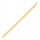 5.0 mm 14k Yellow Gold Lite Charm Bracelet
