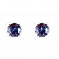 0.95 CTW 14K Solid White Gold Own Standard Tanzanite Earrings