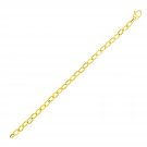 14k Yellow Gold Cable Chain Style Bracelet