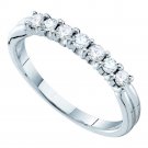 14k White Gold Womens Diamond Engagement Wedding Band RING 0.33 CT Carat Bridal