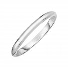 Womens Classic Unique Fashion Bracelet Shiny Bangle in Genuine Sterling Silver