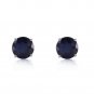 0.95 CTW 14K Solid White Gold In Wonderland Sapphire Earrings