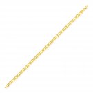 4.0 mm 14k Yellow Gold Lite Charm Bracelet