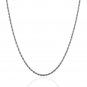 10k White Gold Solid Diamond Cut Rope Chain 1.5mm Genuine High Quality Necklace