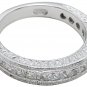 Solid Sterling Silver Womens 3mm Wedding Band Ring Size 5-9