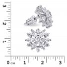 1.5 CT Carat Fashion Stud Silver Earrings Marquise Cut Womens Girls Teens
