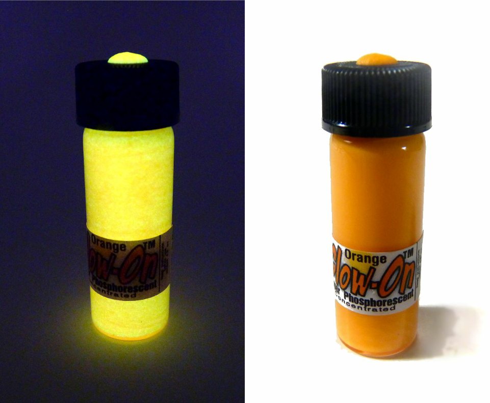 GlowOn® ORANGE Super Glow Paint for Gun Night Sights 4.6ml vial