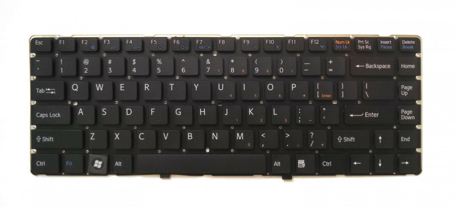 New OEM US keyboard Sony Vaio VGN-NW VGN NW Black 148738521 9J.N0U82 148738811