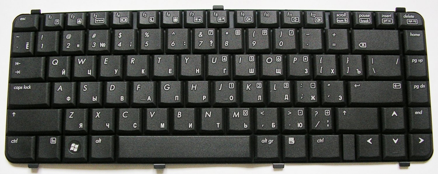 New OEM RU keyboard HP COMPAQ 6530S 6535S 6730S 6735S V061126BS1 490267 491274