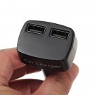 Dual USB Car Charger Adapter 3.1A Bullet Car Charger for Mobile phone tablet