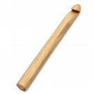 20/25mm Bamboo Crochet Hook Knitting Sewing Needle Weave Pin Knit Yarn DIY Tool