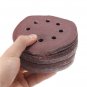 50Pcs 8 Holes Abrasive Sand Discs Sanding Paper 40 60 80 120 240 Grit Sand Paper