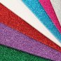 10Pcs 8x12 Inch Adhesive Glitter Paper Card Assorted Colors Scrapbooking Crafts