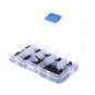 160pcs Metric M3 Black Nylon Screws and Nuts Assortment Set