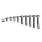 340pcs M3 Stainless Hex Socket Button Head Screws Allen bolt Nut Assortment Kit