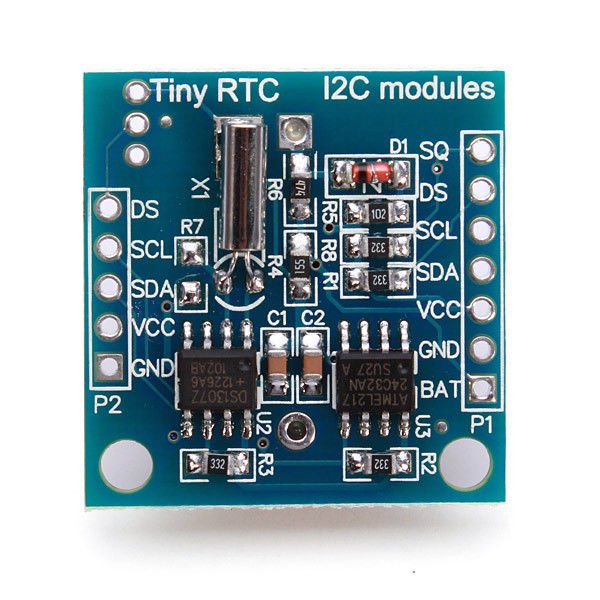 Tiny RTC I2C AT24C32 DS1307 Real Time Clock Module Board With CR2032  Battery