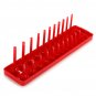 26pcs 1/4 Inch Drive Slot Socket Rack Storage Rail Tray Holder Shelf Organizer
